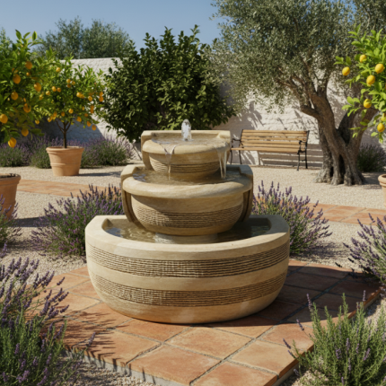 Sandsteinbrunnen Kaskade Angora (Stilbrunnen) / Bild 3