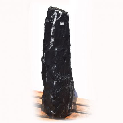 Black Angel Marmor Quellstein Natur Nr 155/H 126cm