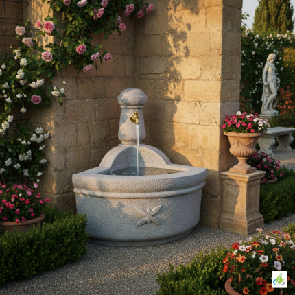 Granit Eckbrunnen Comino (Stilbrunnen)/ Bild 2