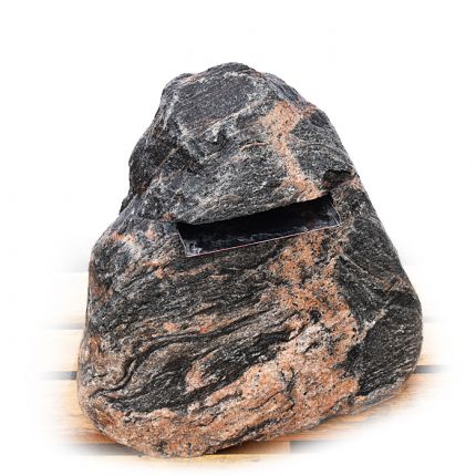 Eisgletscher Granit Quellstein 35/H63cm