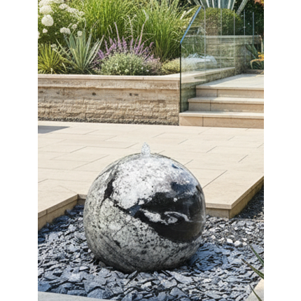 Gartenbrunnen Quellkugel Matterhorn