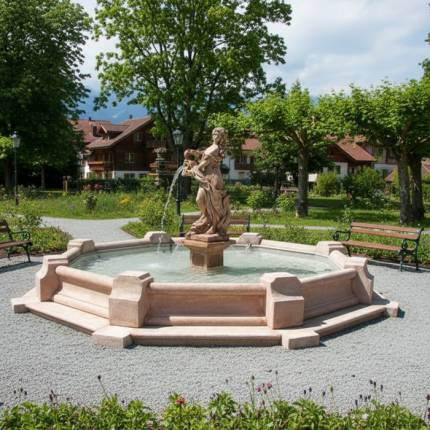 Springbrunnen Fontana Dorothea