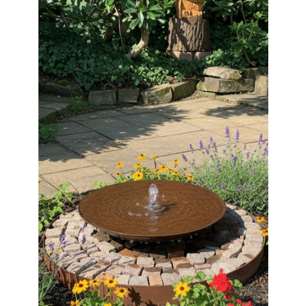 Cortenstahlbrunnen Wasserschale Aqua Bowl 60 M2 UB