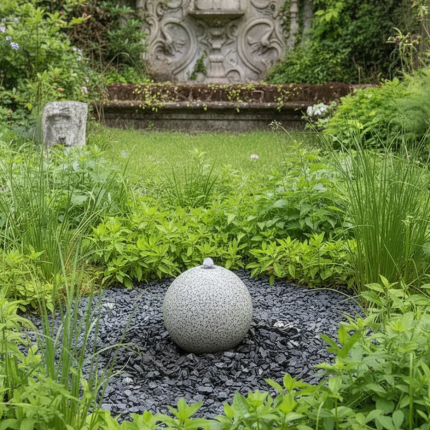 Gartenbrunnen Granitkugel 20