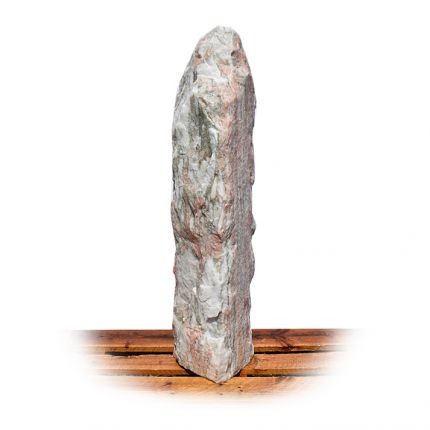 Norwegisch Pink Marmor Quellstein Nr 125/H 121cm