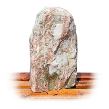 Norwegisch Pink Marmor Quellstein Nr 129/H 62cm