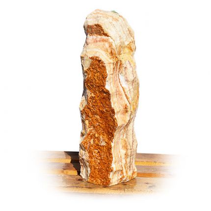 Onyx Marmor Natur Quellstein Nr 491/H70cm