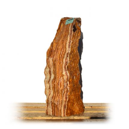 Onyx Marmor Natur Quellstein Nr 361/H39cm
