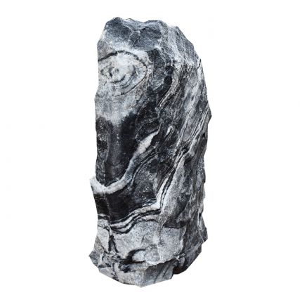 Tiger Black Marmor Quellstein Nr 116/H63cm