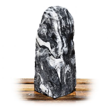 Tiger Black Marmor Quellstein Nr 125/H68cm
