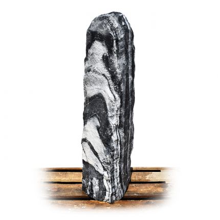 Tiger Black Marmor Quellstein Nr 128/H122cm