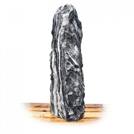 Tiger Black Marmor Quellstein Nr 100/H 137cm