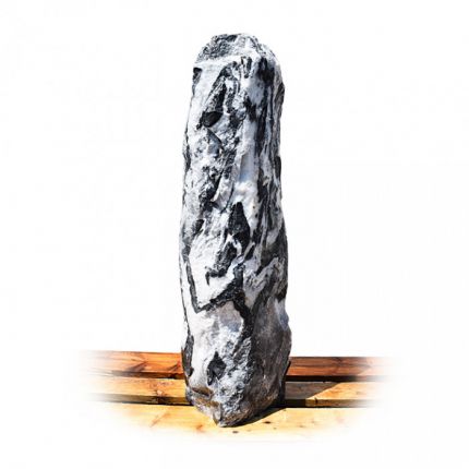 Tiger Black Marmor Quellstein Nr 91/H 97cm