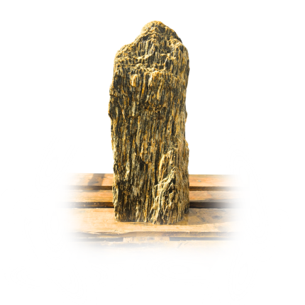 Woodstone Gneis Quellstein ungebohrt, erhältlich als Quellsteinset bzw. Gartenbrunnen - Bild 1