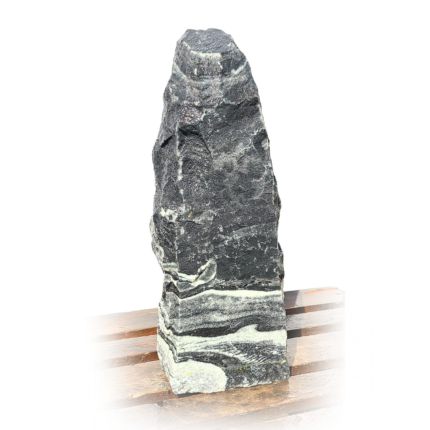 Tiger Black Marmor Quellstein ungebohrt, erhältlich als Quellsteinset bzw. Gartenbrunnen - Bild 1
