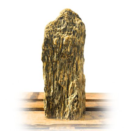 Woodstone Gneis Quellstein ungebohrt, erhältlich als Quellsteinset bzw. Gartenbrunnen - Bild 1