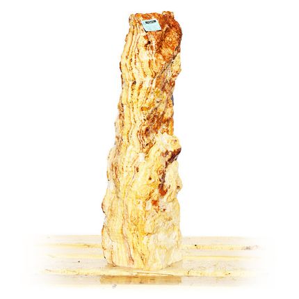 Onyx Marmor Natur Quellstein Nr 338/H78cm